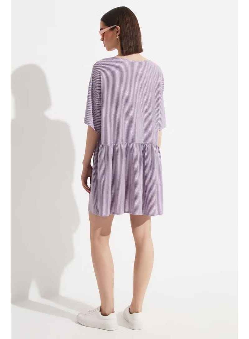 JUNE Cotton Flounce Dress - Image 4