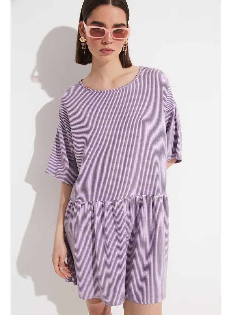 JUNE Cotton Flounce Dress - Image 1