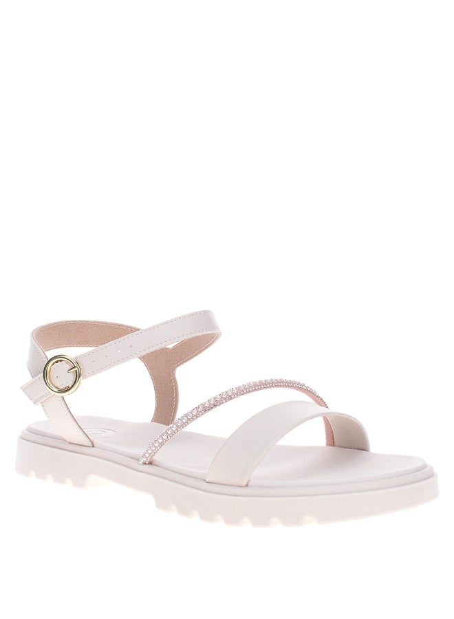 MOLEKINHA Embellished Back Strap Flat Sandals - Image 1