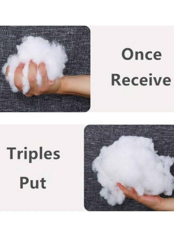 Cute and Comfortable Semi Enclosed Single Cushion Office Chair Pain Relief Cushion Sciatica Bleaching Seat with Backrest Lazy Sofa Cushion (Beige, 45x45cm) - Image 5