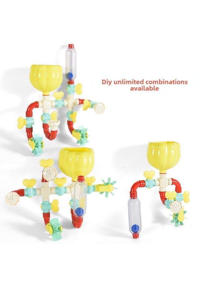 Generic - Export Children's Bath Toy Shower Rotating Water Spray Pipe Matching Educational Water Play Toy-Color:Other Patterns Contact Customer Service - Image 1