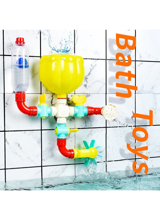 Generic - Export Children's Bath Toy Shower Rotating Water Spray Pipe Matching Educational Water Play Toy-Color:Other Patterns Contact Customer Service - Image 1