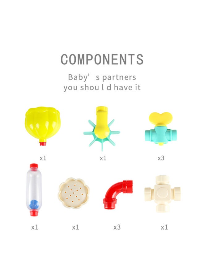 Generic - Export Children's Bath Toy Shower Rotating Water Spray Pipe Matching Educational Water Play Toy-Color:Other Patterns Contact Customer Service - Image 1