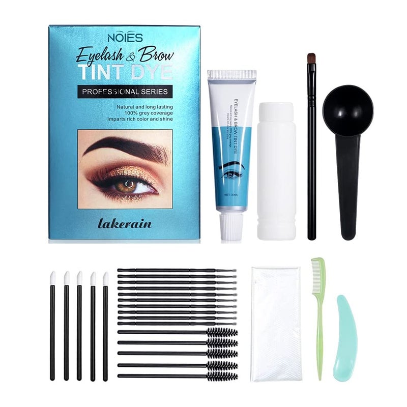 Noise Noies Eyelash & Eyebrow Tint Dye Brushes Professional Kit in Black Color - Image 1