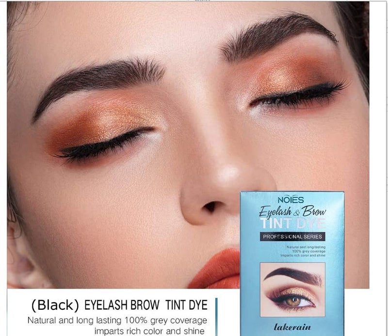 Noise Noies Eyelash & Eyebrow Tint Dye Brushes Professional Kit in Black Color - Image 4