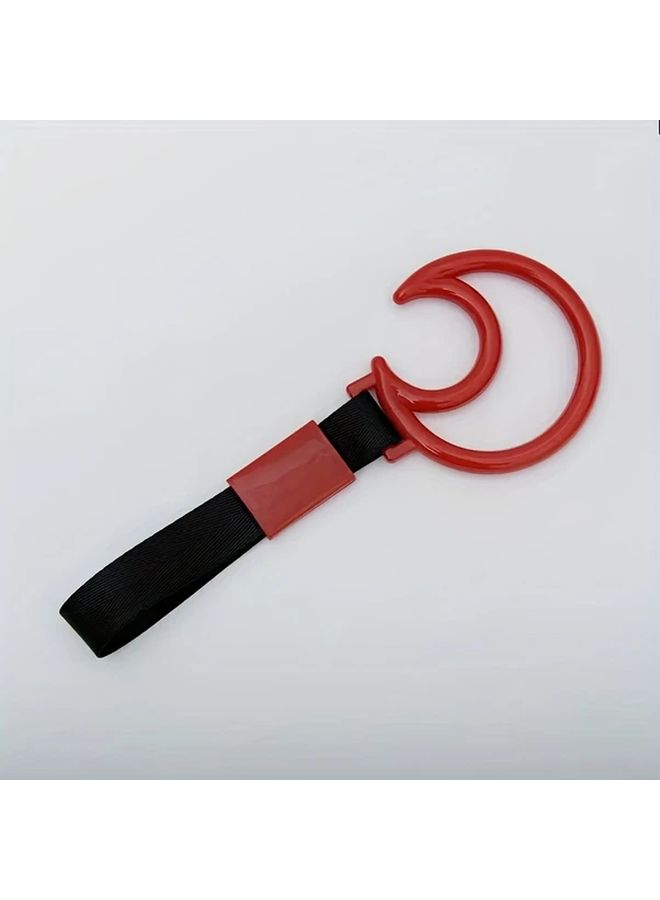 Purple JDM Racing Anti Static Car Pendant with Safety Ring Traction Strap - Image 1