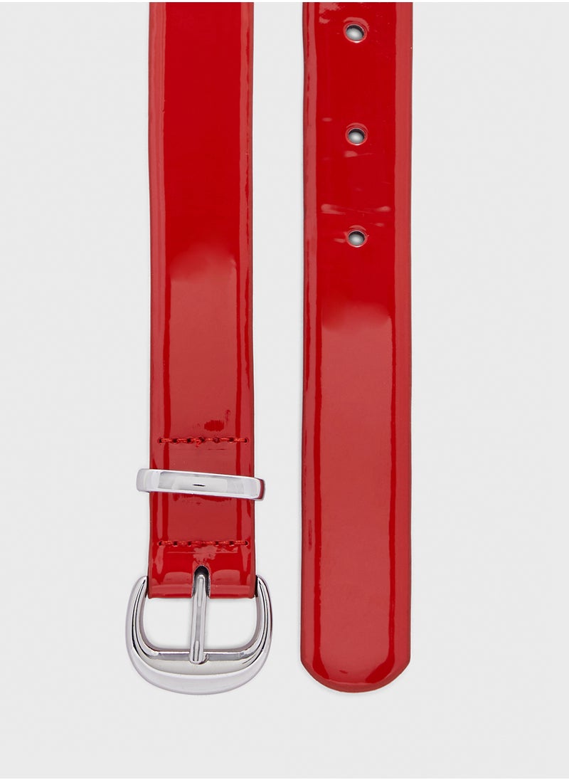 MANGO Buckle Metallic Belt  - Image 2