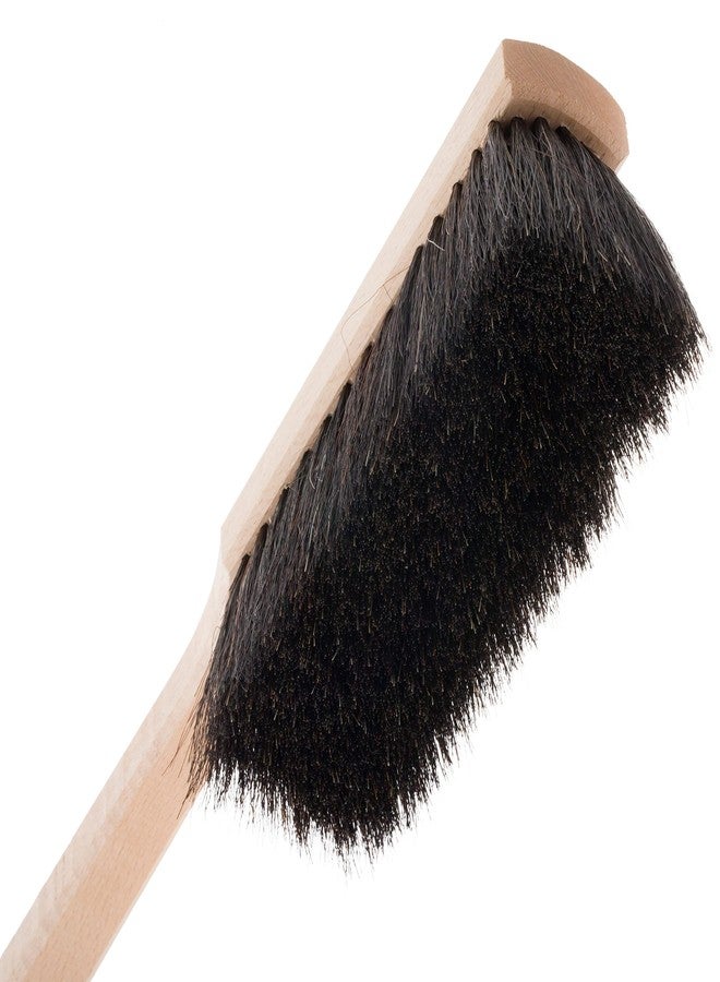 Redecker Horsehair Workshop Brush with Extra-Long Beechwood Handle, Stiff Natural Bristles, 17 Inches, Made in Germany - Image 2