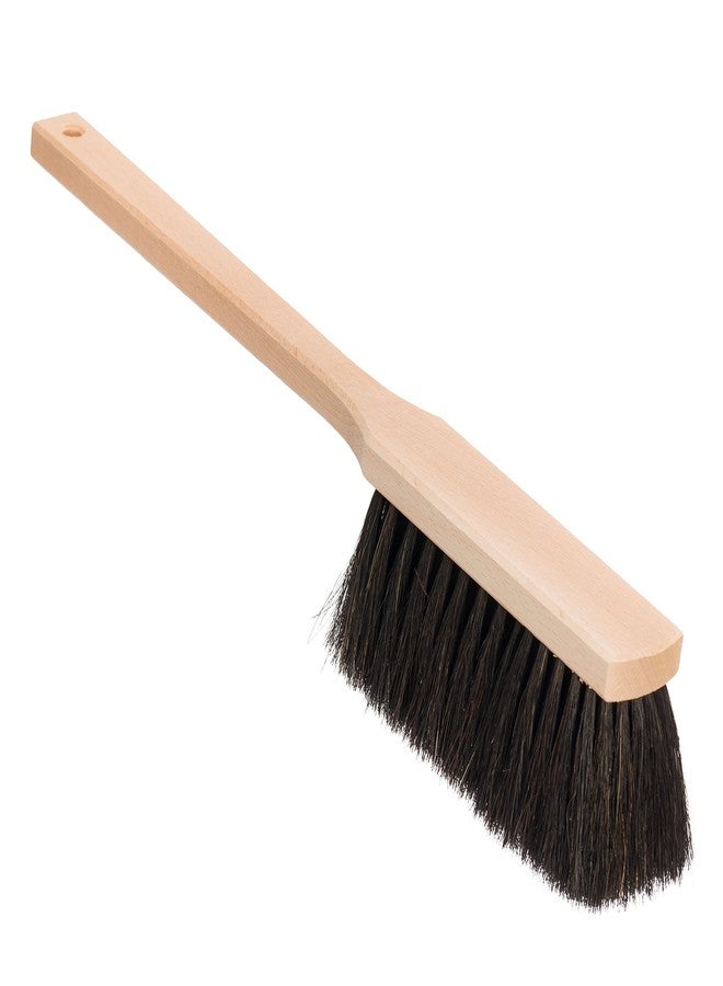 Redecker Horsehair Workshop Brush with Extra-Long Beechwood Handle, Stiff Natural Bristles, 17 Inches, Made in Germany - Image 1