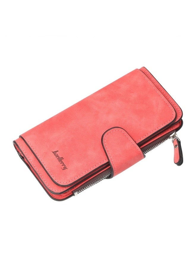 baellerry Women's Purse Long Multi-card Women's Advanced Purse Fashion Triple Fold Vertical Handbag - Image 1