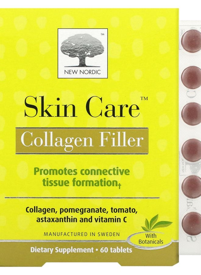 New Nordic Skin Care Collagen Filler 60 Tablets 
