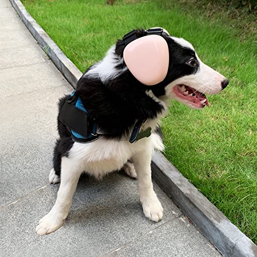 derYEP Dog Earmuffs for Hearing Protection 29dB NRR Ear Muffs Noise Protection (Small, Pink) - Image 3