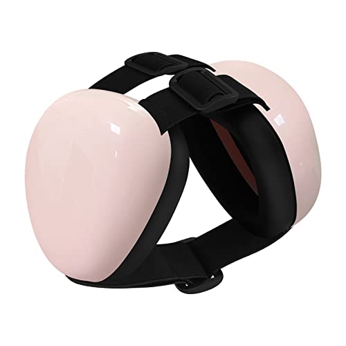 derYEP Dog Earmuffs for Hearing Protection 29dB NRR Ear Muffs Noise Protection (Small, Pink) - Image 1
