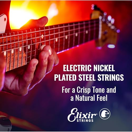 Elixir Strings, Electric Guitar Strings, Nickel Plated Steel with OPTIWEB Coating, Longest-Lasting Crisp Tone with Comfortable Feel, 6 String Set, 3 Pack, Super Light 9-42 - Image 5