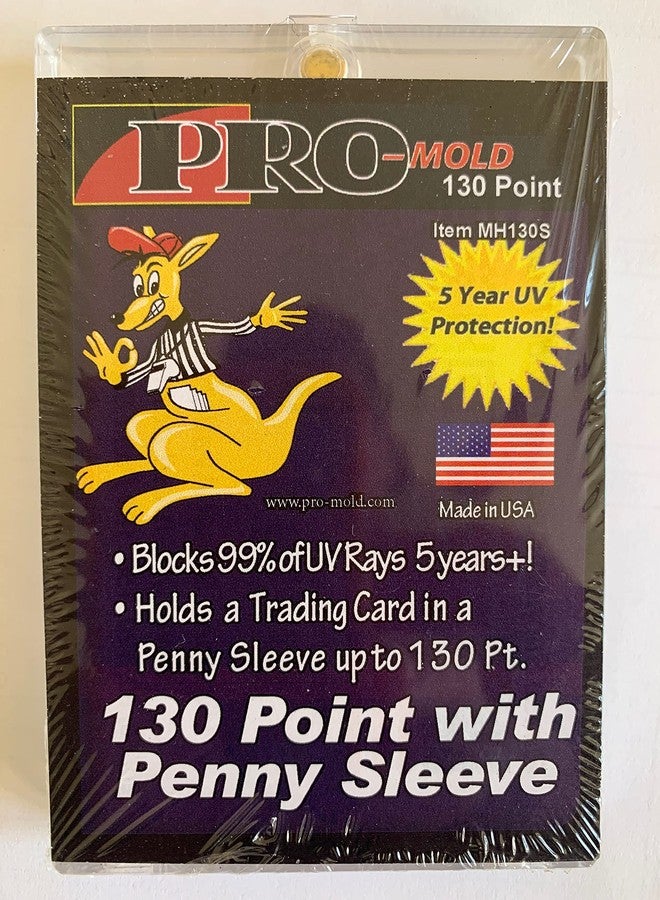 Pro-Mold 5-Count Pro-Mold 130pt. Magnetic One-Touch Card Holders Holds Sleeved Card MH130S - Image 1