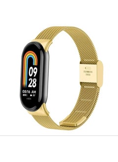 Techmaster Xiaomi Mi Band 8 Mi Band 9 Compatible Stainless Steel Metal Mesh Buckle Strap  - Image 3