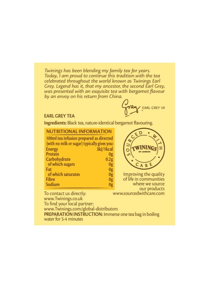 Twinings Early Grey Tea 10 Teabags (20g)  - Image 3