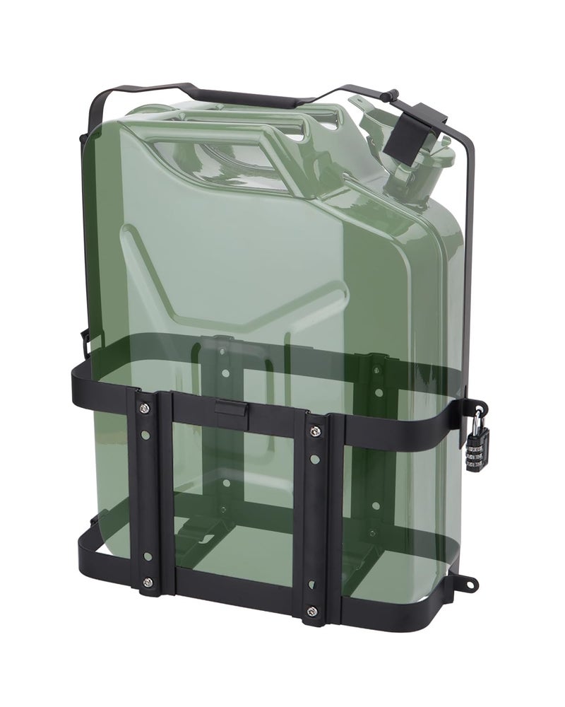 SPARKWHIZ Jerry Can Mount with Combination Lock, Jerry Fuel Can Holder Heavy Duty for 5 Gallon 20L - Image 1
