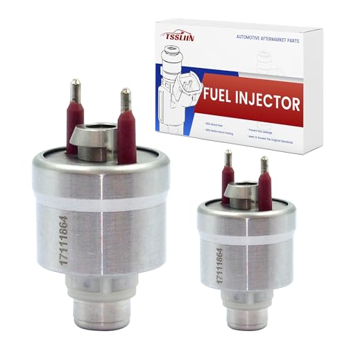 TSSLIIN Fuel Injectors Fits for-Chevy Blazer Caprice Tahoe for-GMC Jimmy Yukon for-Buick Commercial Roadmaster for-Cadillac Brougham for-Isuzu NPR for-Oldsmobile Custom Cruiser V8 5.7L 17111864 19110538 2PCS - Image 1