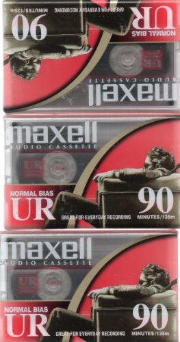 Maxell كاسيت صوت ماكسيل، انحياز عادي UR 90 دقيقة (عبوة من 3) - Image 5