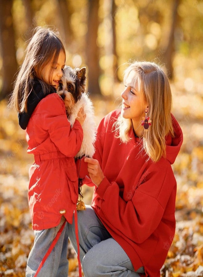 CEALXHENY Thanksgiving Earrings for Women Beaded Turkey Earrings Autumn Fall Holiday Earrings Thanksgiving Accessories Outfits Jewelry Gifts (Turkey 3) - Image 3