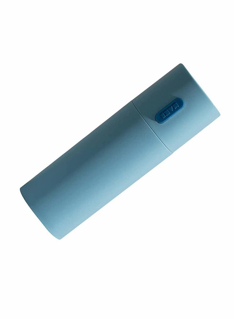 Y&D Toothbrush Travel Box Brushing Mug Wash Cup Portable Toothpaste Storage Case, Container Organizer Bathroom Supplies for Travel, Home, School, Camping (Blue) - Image 4
