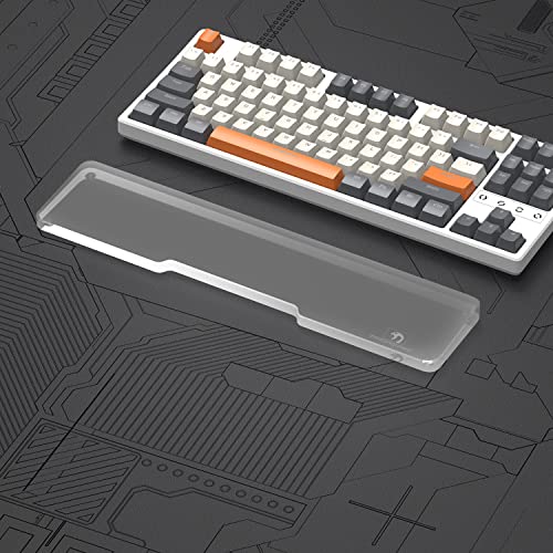 SELORSS Acrylic Keyboard Wrist Rest TENKEYLESS TKL 80 Keyboard Mechanical Keyboards Ergonomic Palm Rest for Computer KeyboardAntiSlip BaseWrist Pad for LaptopOffice HomeEasy Typing - Image 1