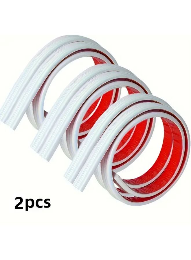 2 Rolls PVC Self Adhesive Decorative Strips 100cm Soft Bendable Wall Floor Cabinet - Image 1
