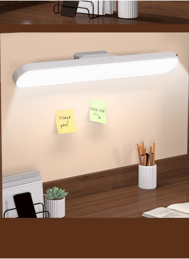 Touch Honeycomb Panel  Led Eye Protection Desk Lamp Rechargeable Night Light with 3 Color Modes USB Rechargeable Wall Shelf Closet Dormitory Bedside Kitchen Lighting - Remote Control and Touch Model