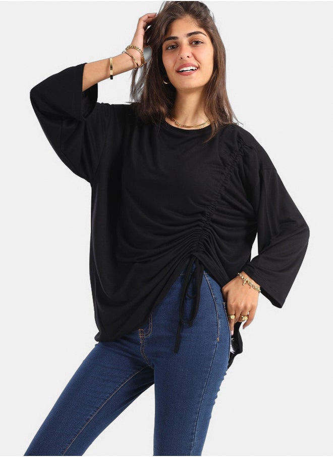 Clue - T-Shirt with Drawstring Fastening - Image 1