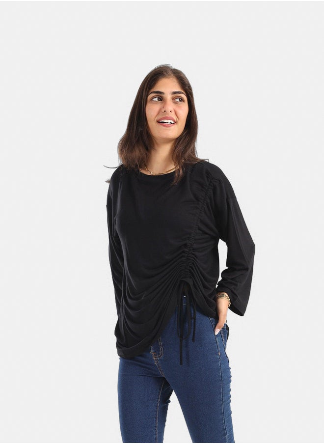 Clue - T-Shirt with Drawstring Fastening - Image 1