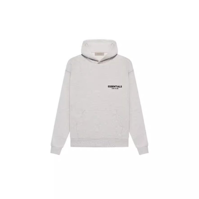 Essentials SS22 Light Oatmeal Hoodie Dark gray - Image 2