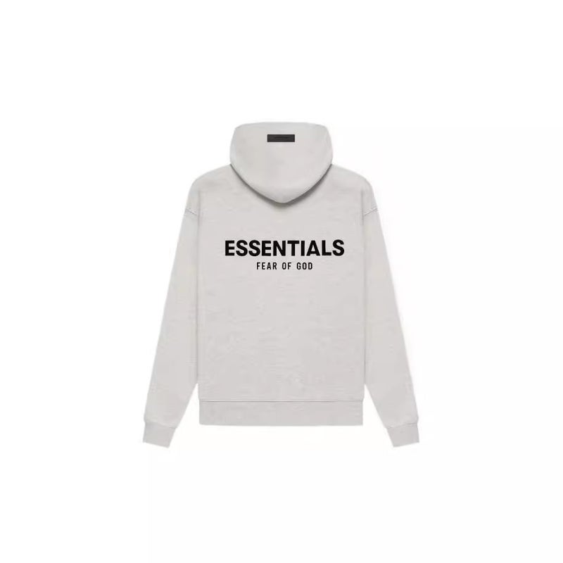 Essentials SS22 Light Oatmeal Hoodie Dark gray - Image 4