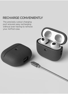 VRS Design Modern for Airpods 3 Case Cover (2021) with Leather Strap - Sandstone  - Image 5