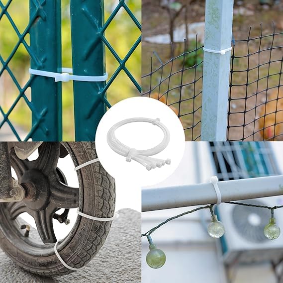 TheMujtaba TheMujtaba Large Zip Ties Heavy Duty Outdoor 18 inch 100 Pack Heavy Duty Zip TiesTensile Strength Outdoor UV ResistantAwnings Tying Branches Bundling of Crops Fixed Water Pipes  - Image 4
