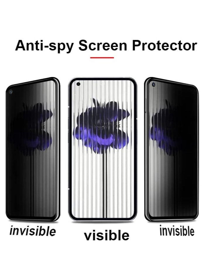 Muzz - Privacy Screen protector compatible with Nothing Phone 1 Anti-Glare Privacy Screen Protector Tempered Glass [3D Touch][Case Friendly] Bubble Free Screen For Nothing phone 1 - Image 1