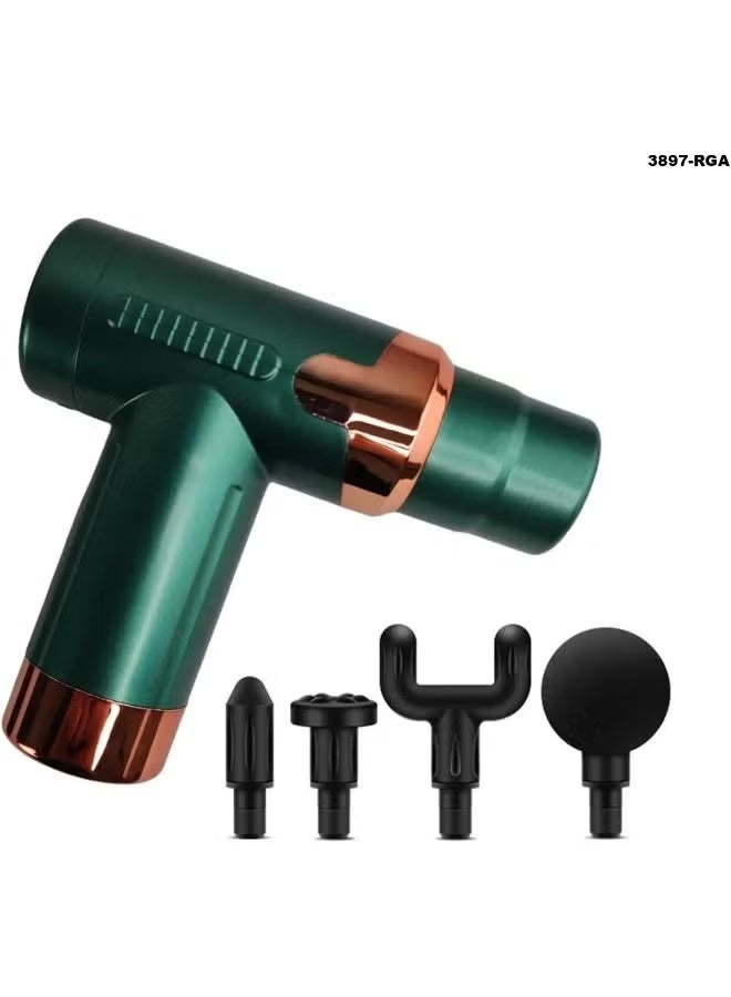 SAFENHAND Handheld Deep Tissue Percussion Muscle Massager, Electric Body Massage Gun for Pain Relief, Portable (RED) - Image 4