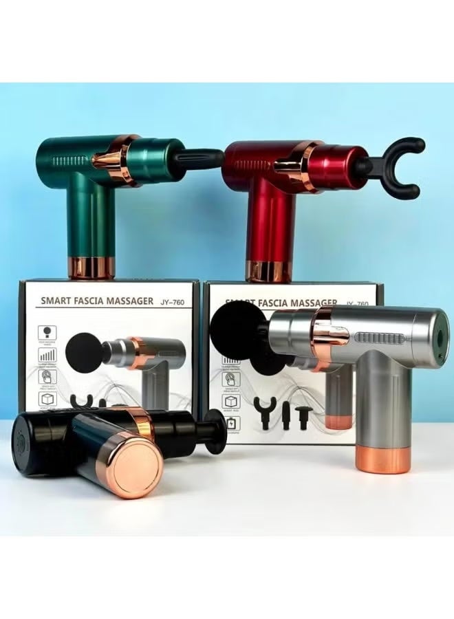 SAFENHAND Handheld Deep Tissue Percussion Muscle Massager, Electric Body Massage Gun for Pain Relief, Portable (RED) - Image 3