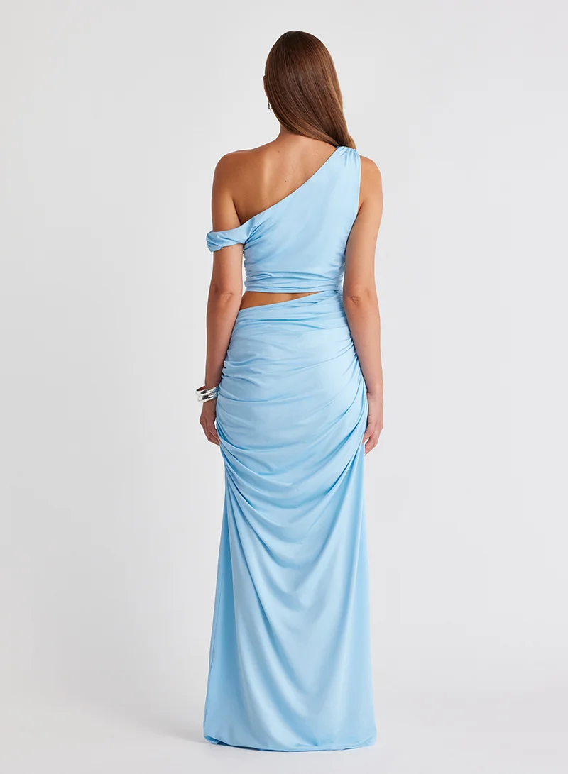 SNDYS Rikke One Shoulder Jersey Dress