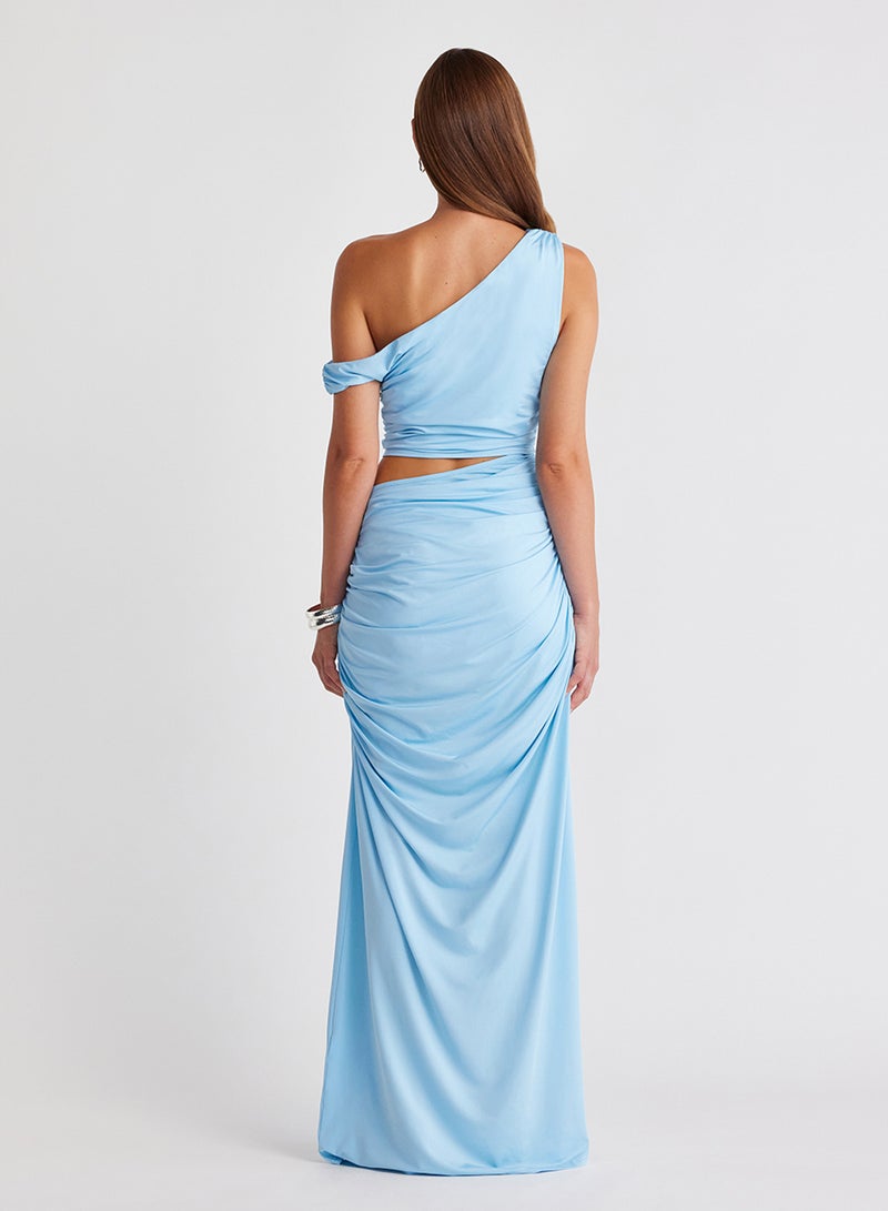 ساندايز فستان ريكي بكتف واحد من الجيرسيه - Image 2