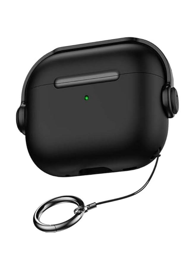 Generic NEW Case for Airpods 4 Case Cover with Lock, for Airpods 4th Generation Case, Shockproof Cover for AirPods 4 Case (AirPods 4, Black)  - Image 1