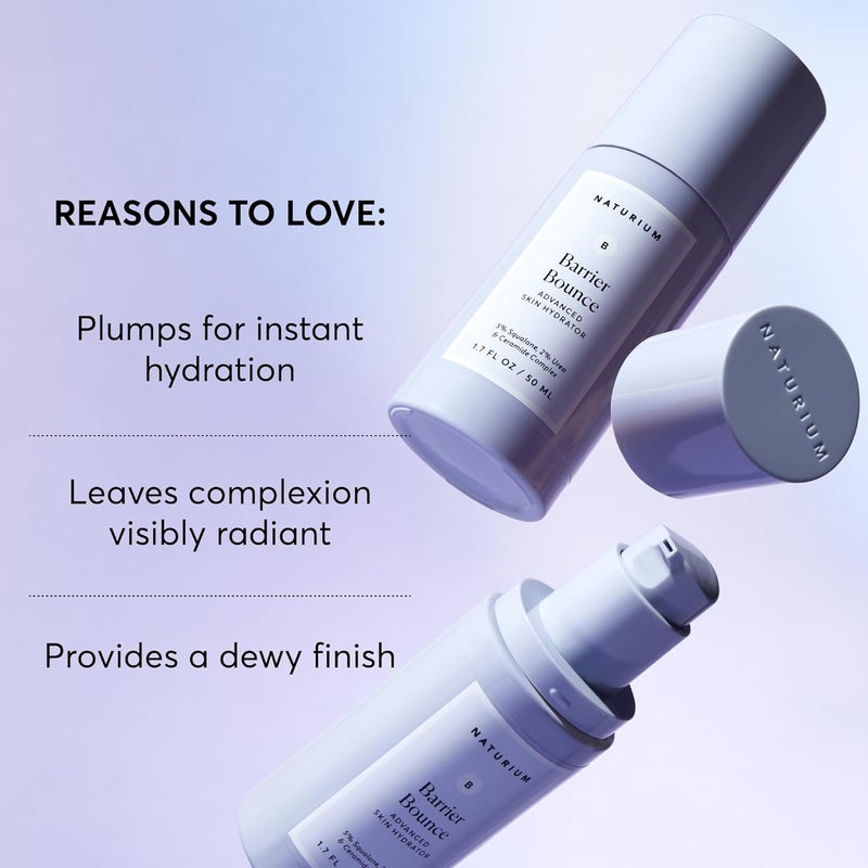 Naturium Barrier Bounce Serum Plumps Hydrates Face Neck Chest Hydration Booster Skin Care with Squalene Ceramide Complex 17 fl oz - Image 3