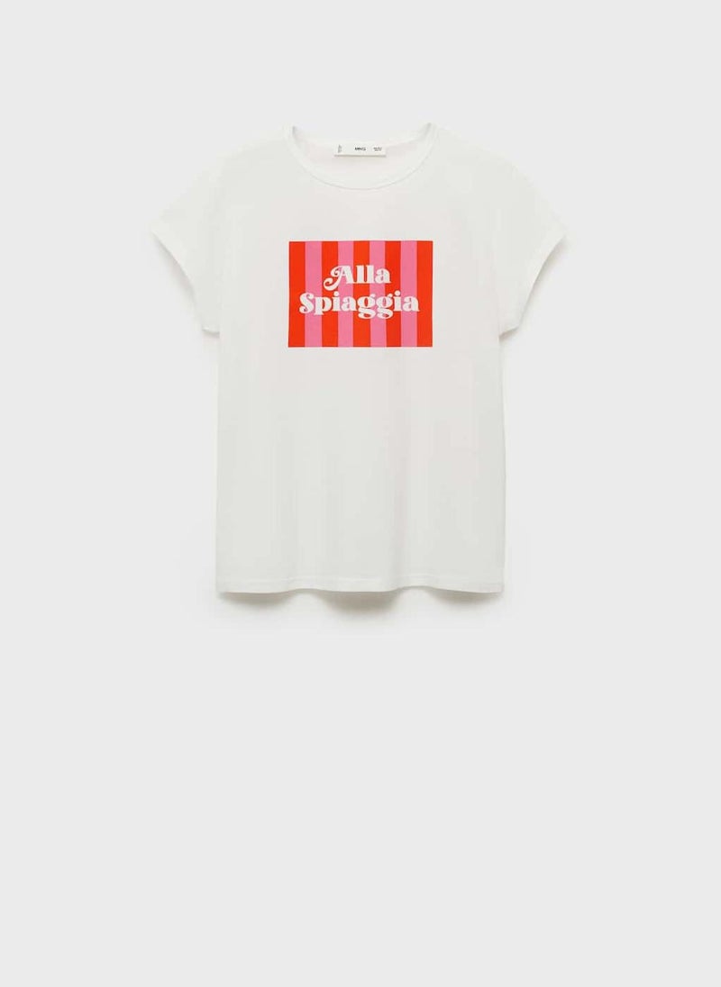 MANGO Cotton Short-Sleeved T-Shirt  - Image 5