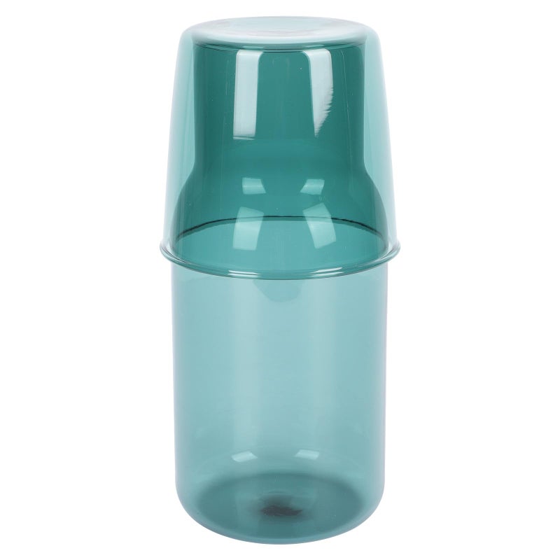 Lake Green Heat Resistant Glass Beverage Cup and Kettle Set for Home Daily Use - Image 2