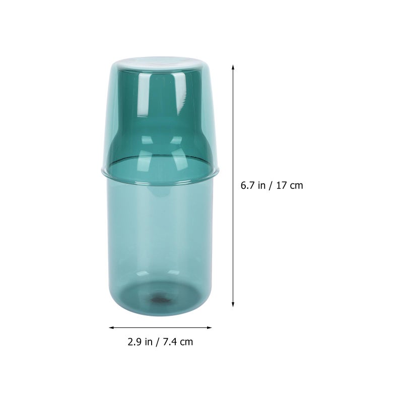 Lake Green Heat Resistant Glass Beverage Cup and Kettle Set for Home Daily Use - Image 3