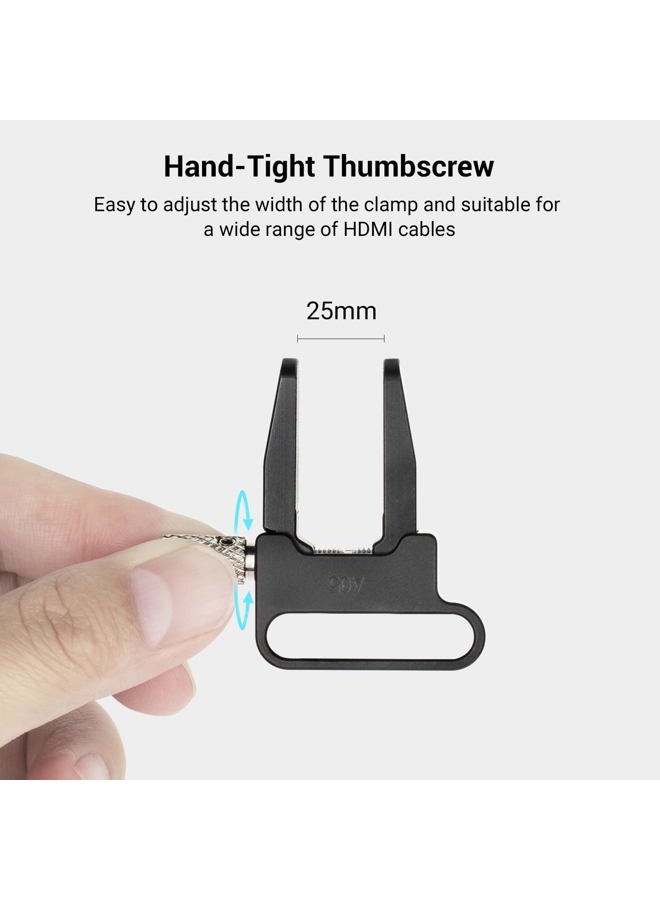 SmallRig Cable Clamp for Sony A7RIII / A7III / A7R IV / A7 II, for FUJIFILM for Nikon Z5/Z6/Z7, for Canon RP – 3637 - Image 5