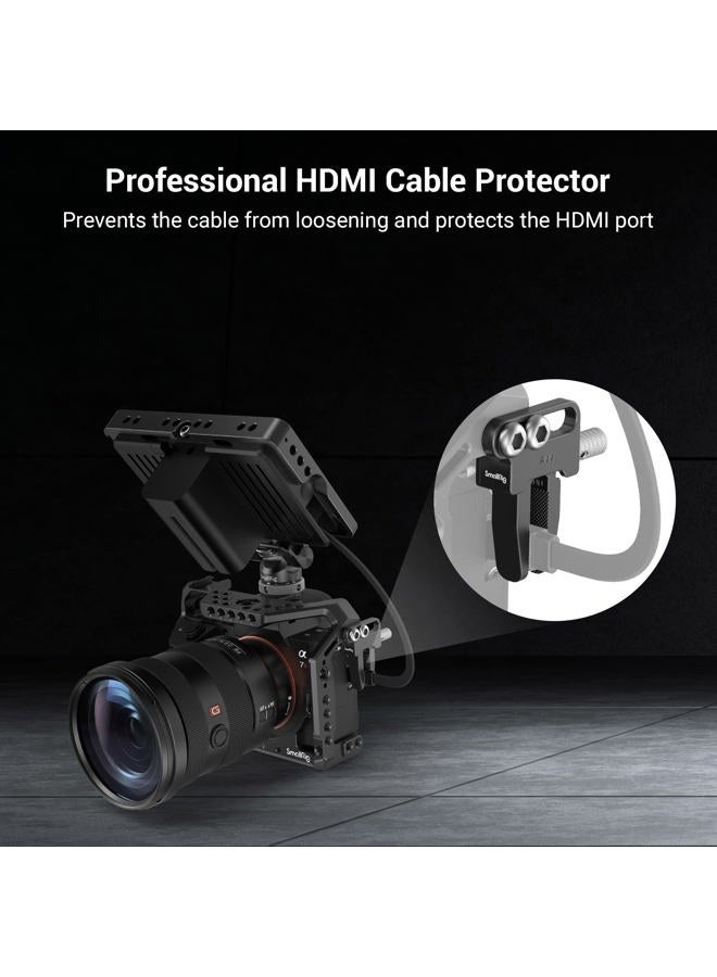 SmallRig Cable Clamp for Sony A7RIII / A7III / A7R IV / A7 II, for FUJIFILM for Nikon Z5/Z6/Z7, for Canon RP – 3637 - Image 3