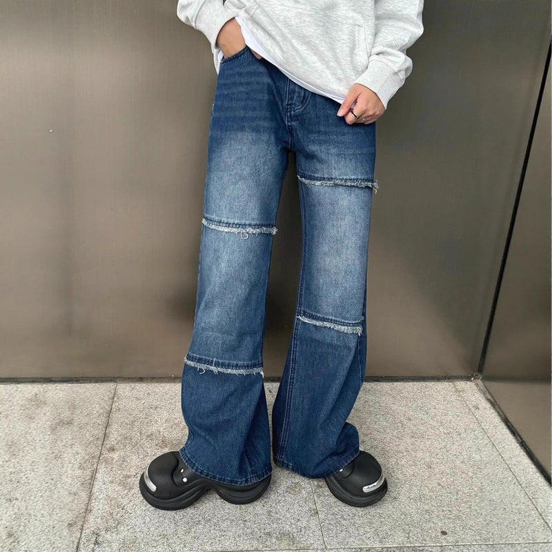 Unisex Casual Daily Denim Jeans - Image 1