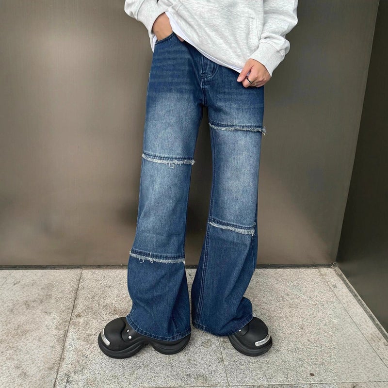 Unisex Casual Daily Denim Jeans - Image 2
