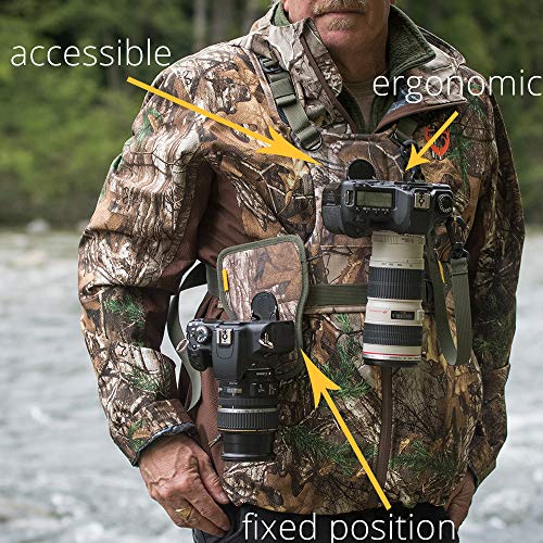 Cotton Carrier CCS G3 Camera Harness System for Two Cameras, Camo, One Size - Image 4